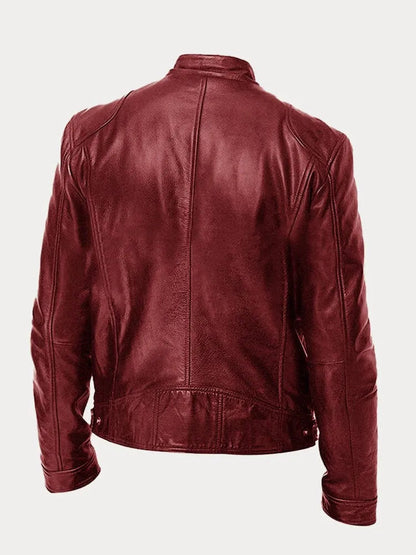 SCOTT - Chaqueta de cuero de temporada