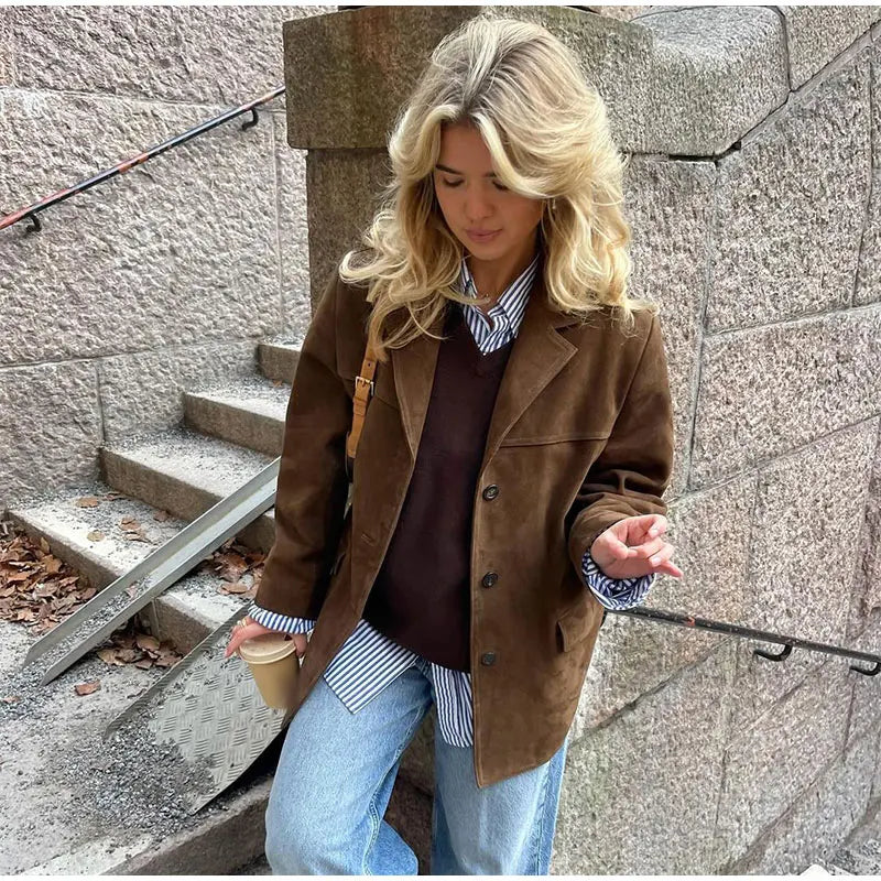Helena - Chaqueta Aterciopelada Elegante - Natalia Ruiz