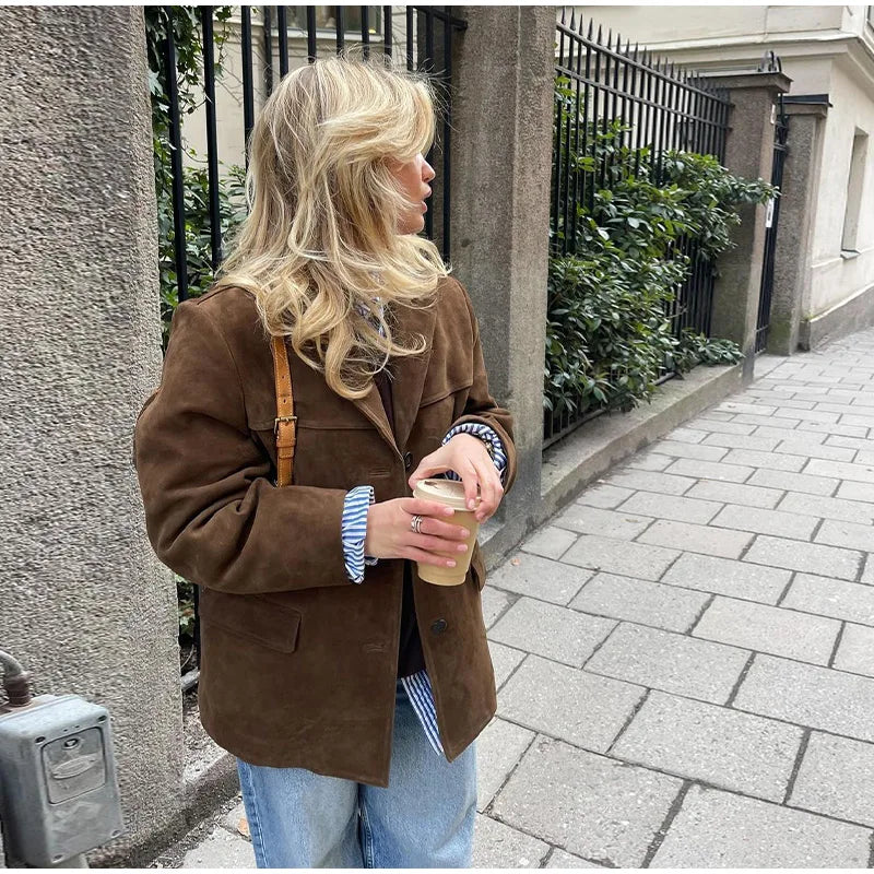 Helena - Chaqueta Aterciopelada Elegante - Natalia Ruiz