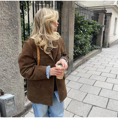 Helena - Chaqueta Aterciopelada Elegante - Natalia Ruiz