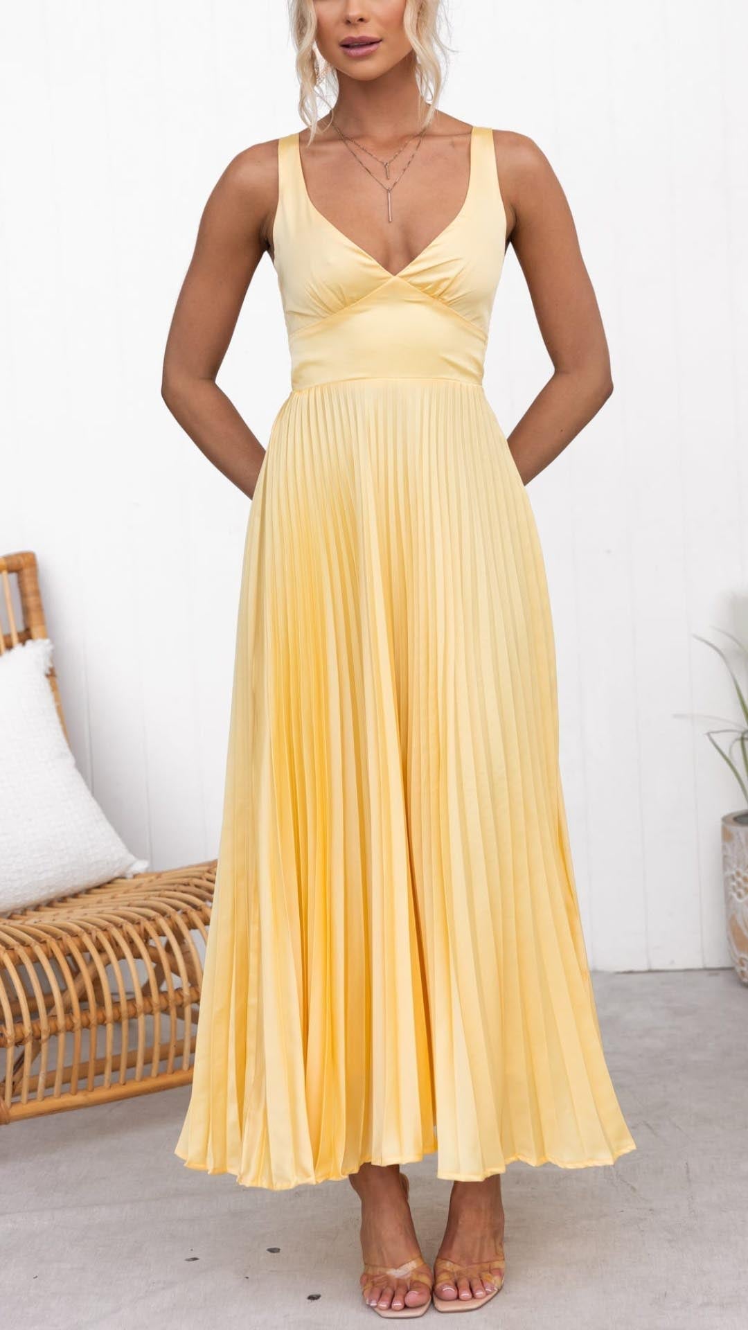Aby - Vestido en V - Natalia Ruiz