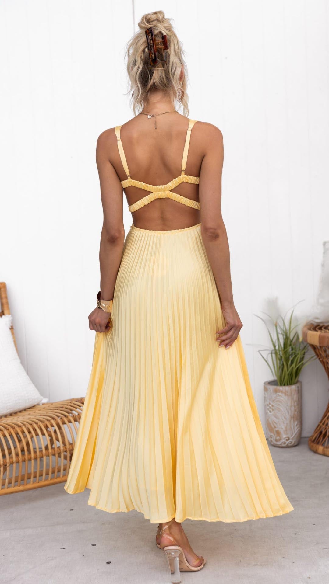 Aby - Vestido en V - Natalia Ruiz