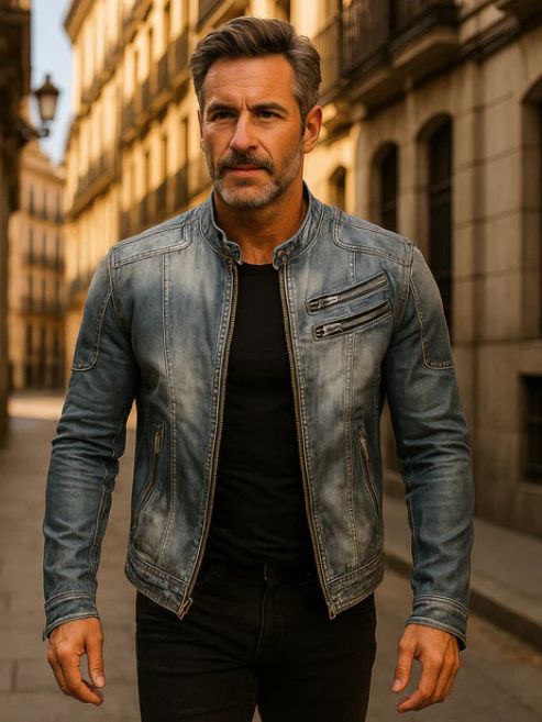 ALESSIO - Chaqueta vaquera de temporada