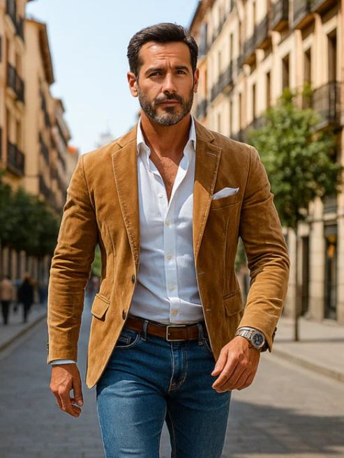 RICO - Chaqueta informal de ante