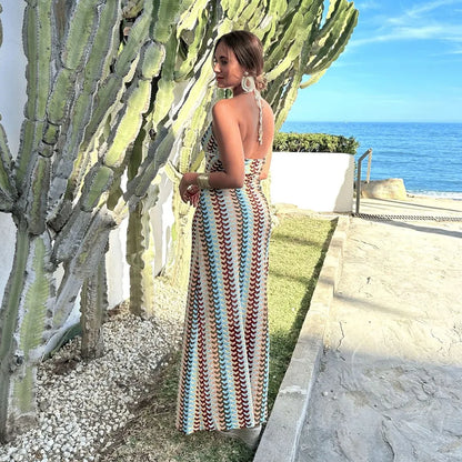 Vivian | Vestido Largo de Colores - Natalia Ruiz