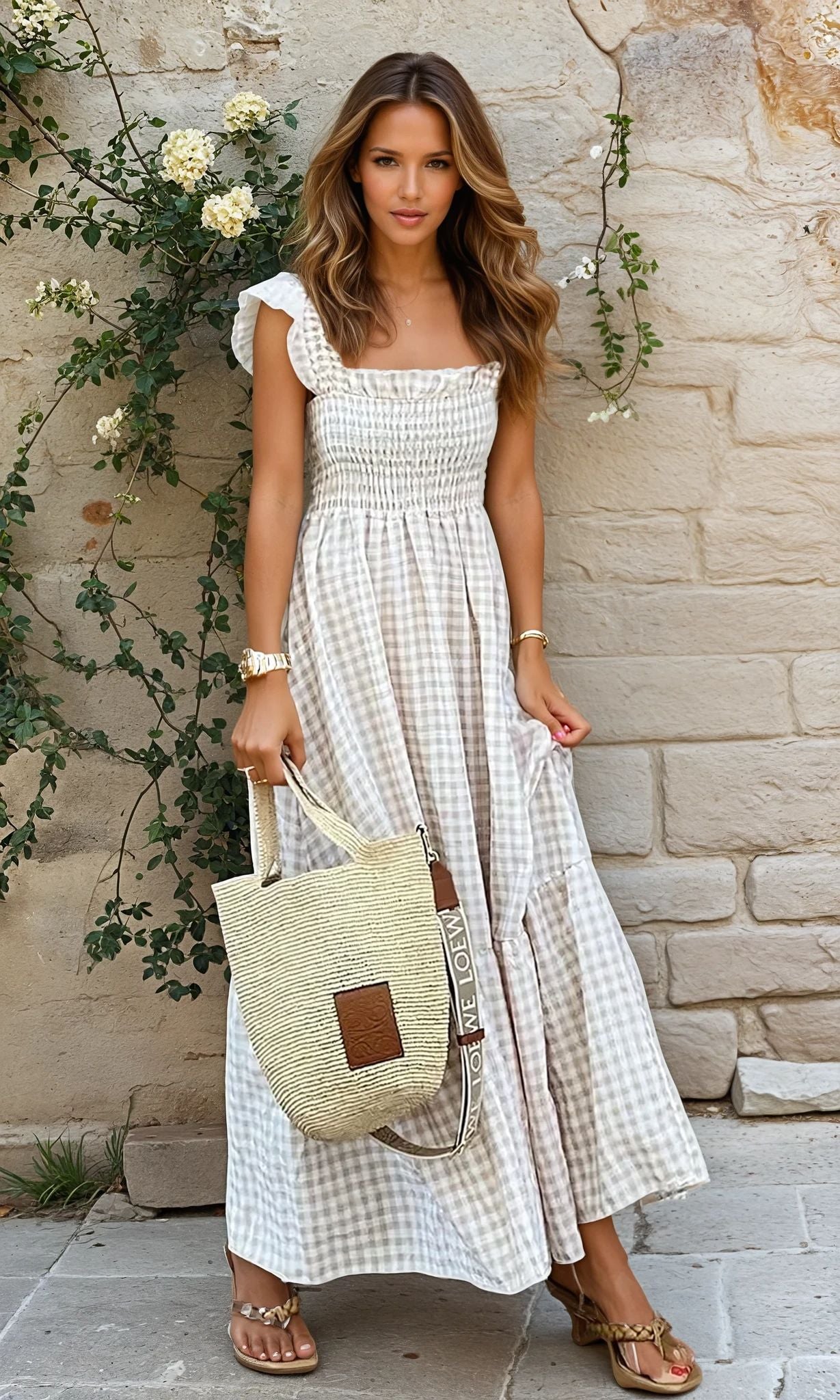 Ana | Vestido de Cuadros - Natalia Ruiz