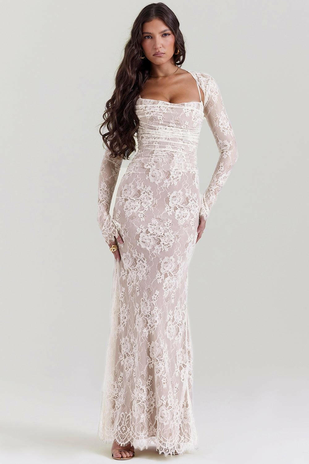 Allegra - Vestido largo de encaje - Natalia Ruiz