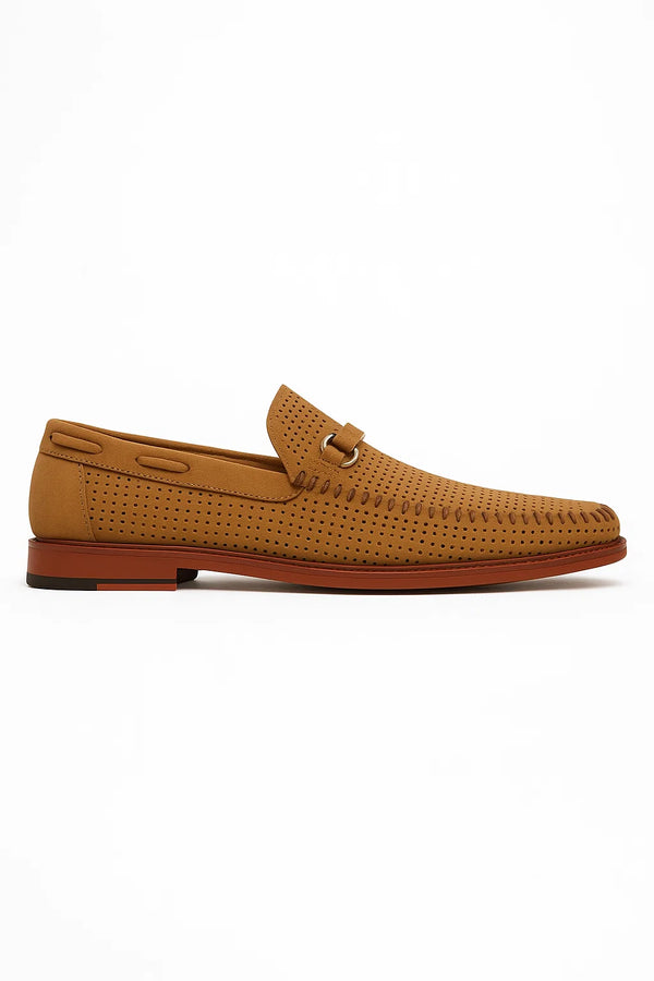 Mocasines de ante