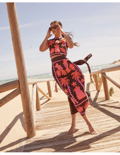 Katia | Conjunto estampado Top y Falda - Natalia Ruiz