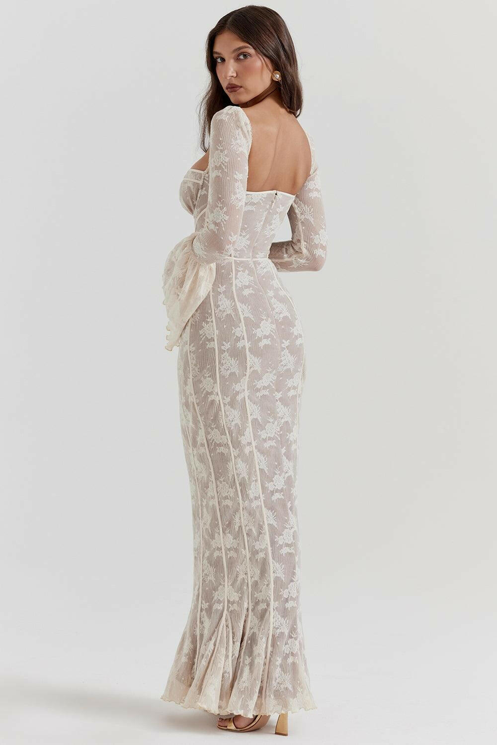 Allegra - Vestido largo de encaje - Natalia Ruiz