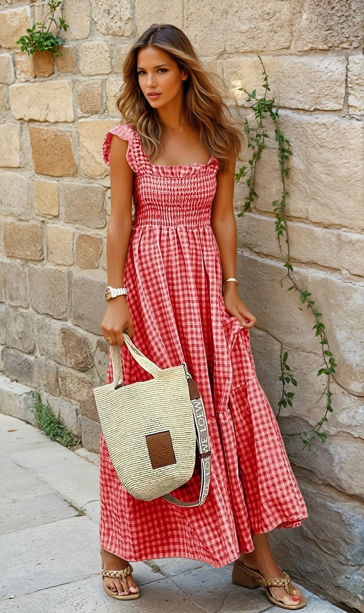 Ana | Vestido de Cuadros - Natalia Ruiz