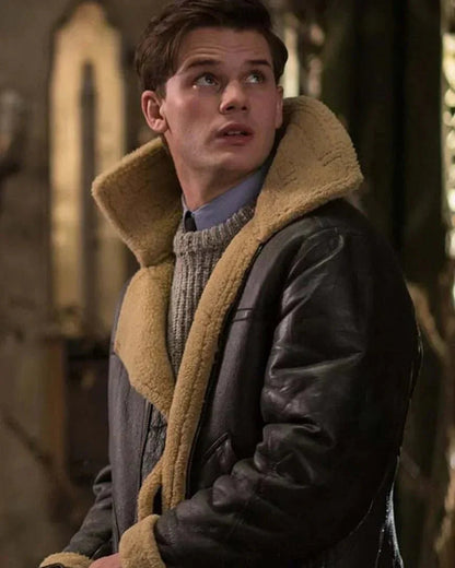 MAVERICK - Chaqueta de cuero acolchada