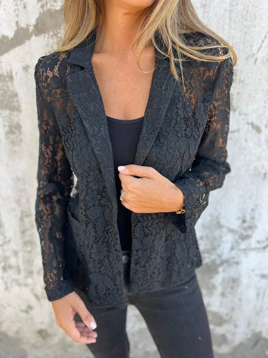 Blazer de encaje - Natalia Ruiz