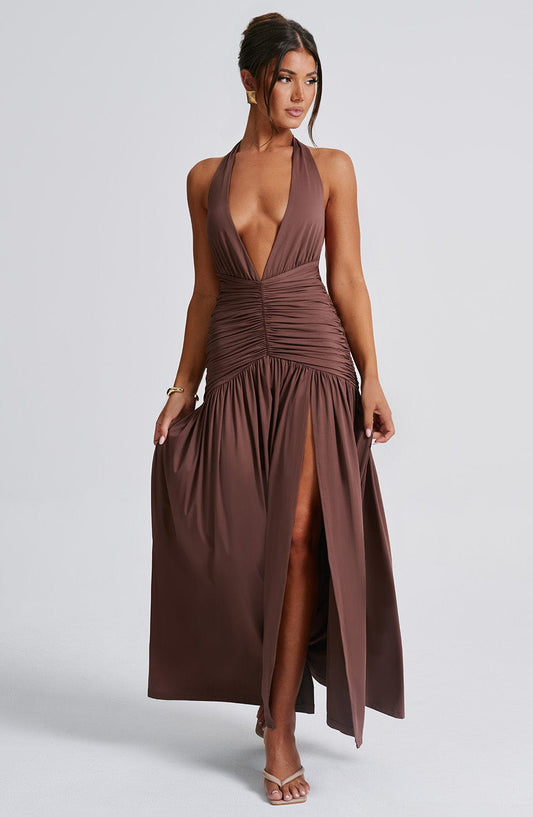 Maia - Vestido largo de tirantes - Natalia Ruiz