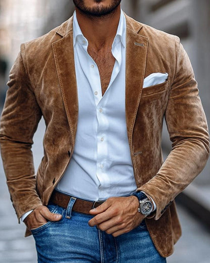 RICO - Chaqueta informal de ante