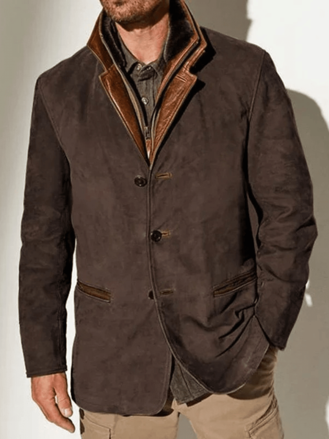 HECTOR - Chaqueta de ante