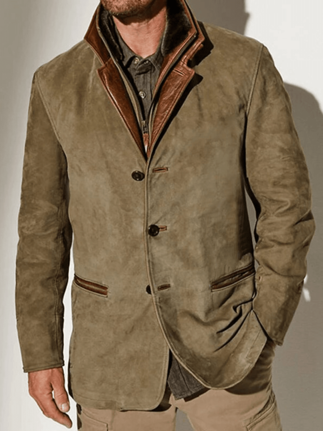 HECTOR - Chaqueta de ante