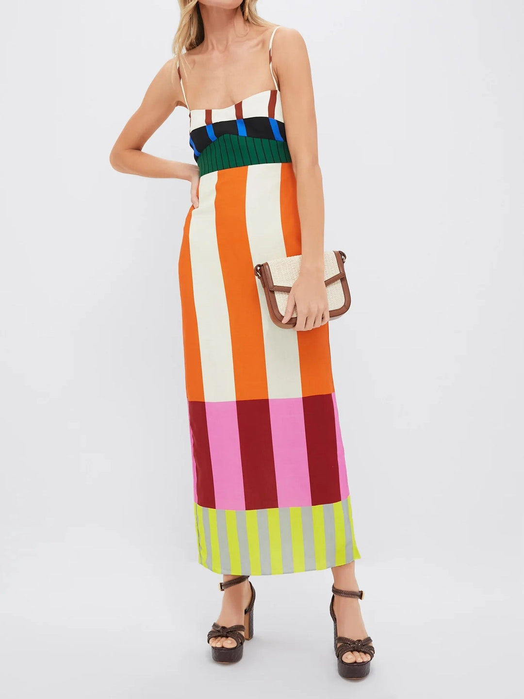 Elsa | Vestido largo multicolor - Natalia Ruiz